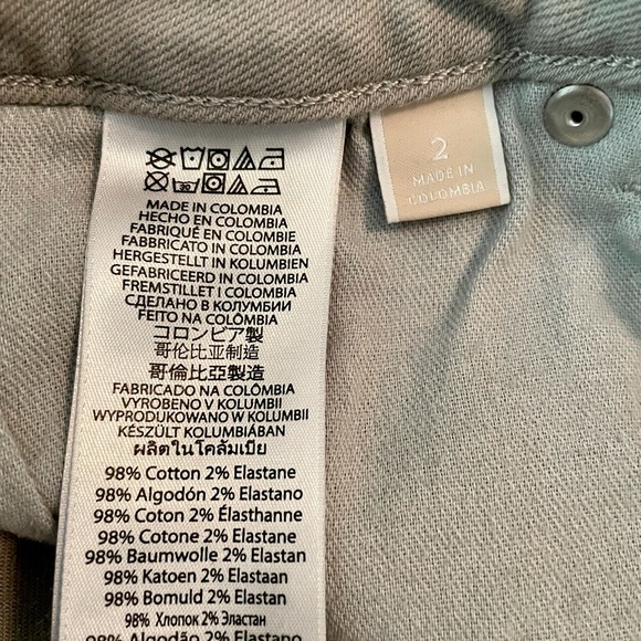 Michael Kors Light Grey Skinny Jeans - Size 2 - Picture 5 of 5